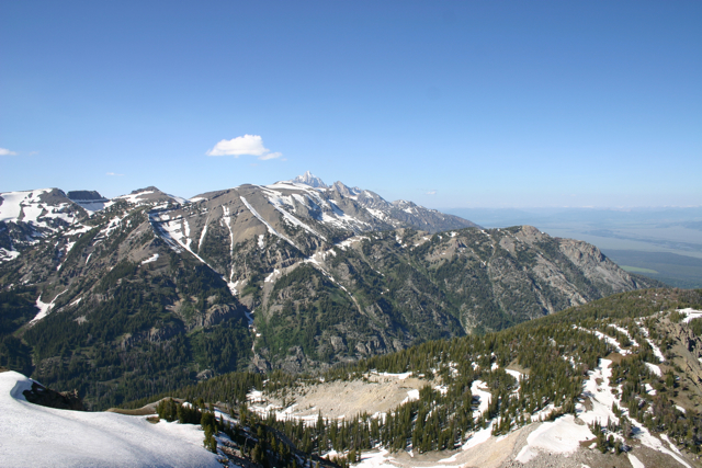 View from Peak at Teton Village