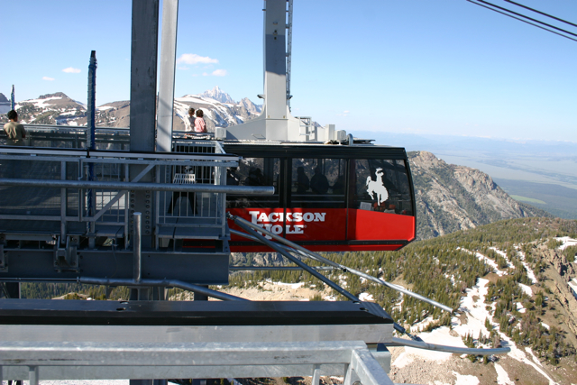 Teton Village Gondolla Tram Closeup