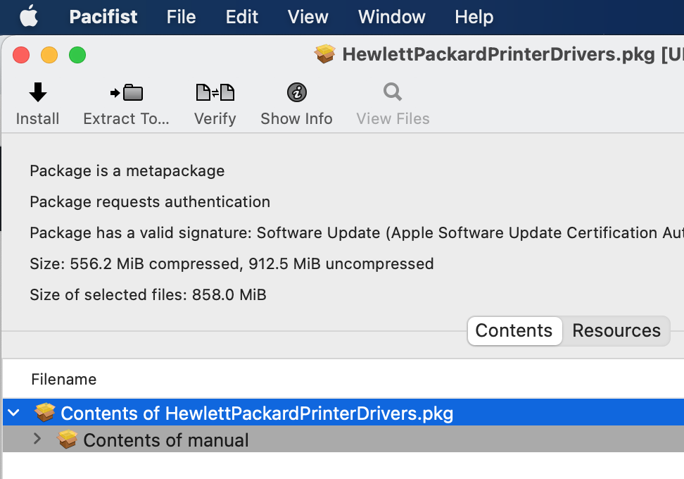 hp driver for mac 10.6